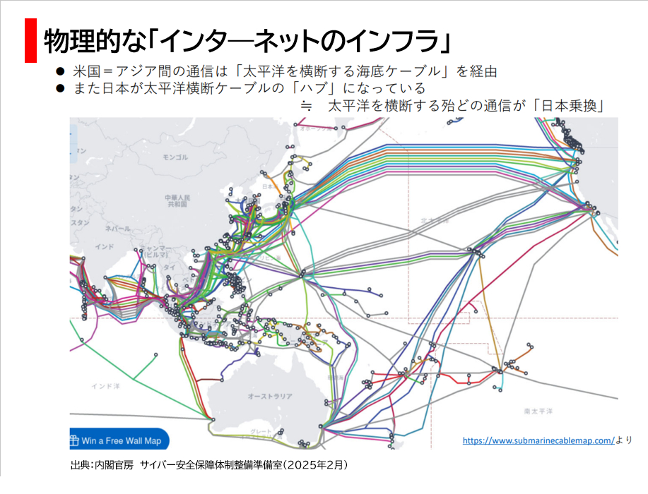 物理的な「インターネットのインフラ」