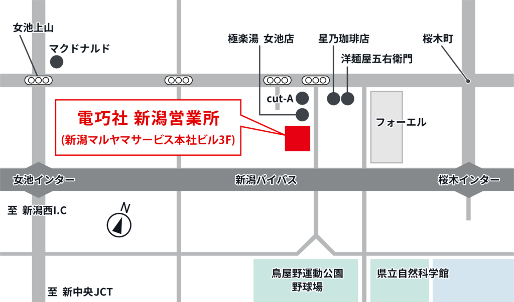 新潟支店地図